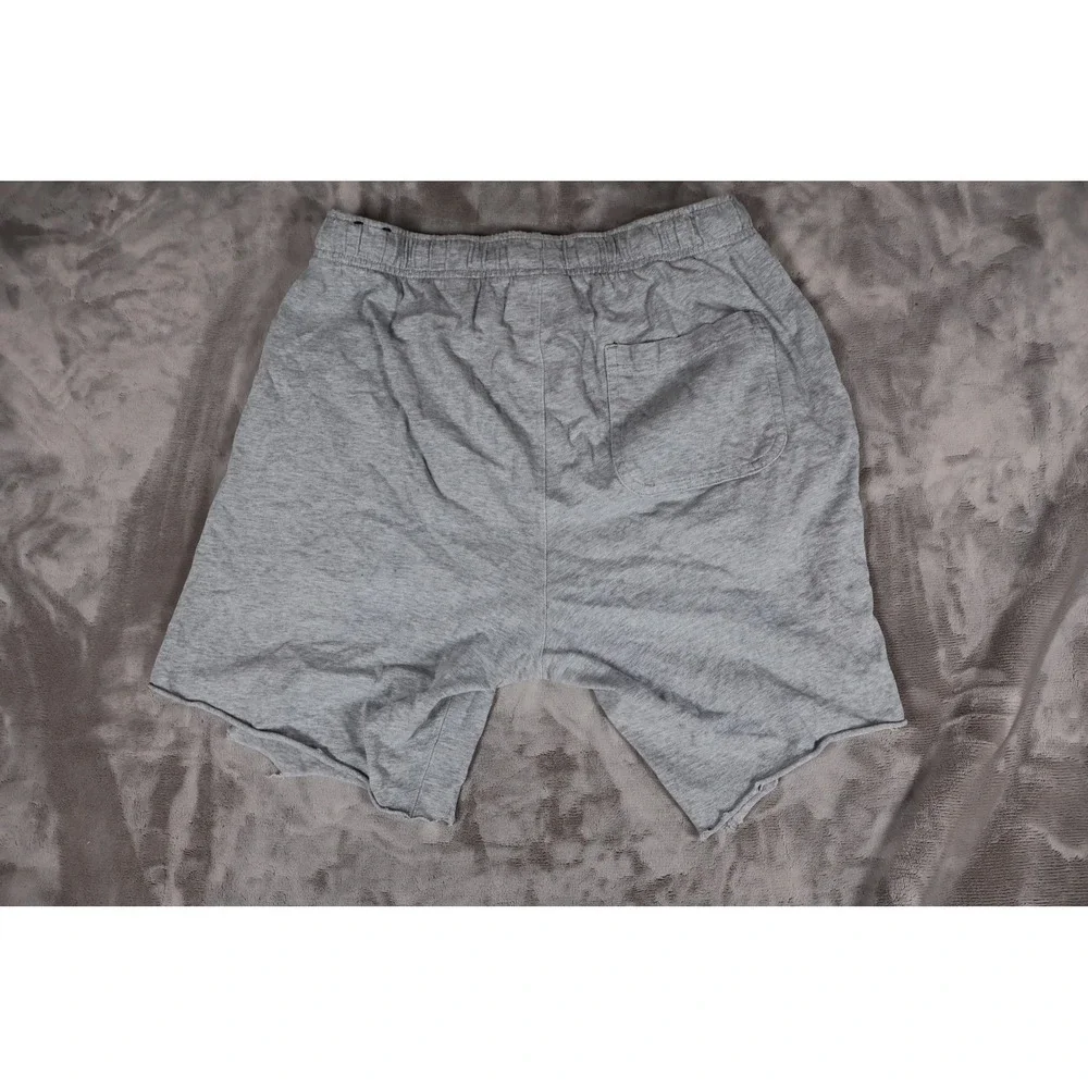 Nike Sportswear Club Fleece Cut Off Shorts Mens Small Grey Heather Sweat Shorts